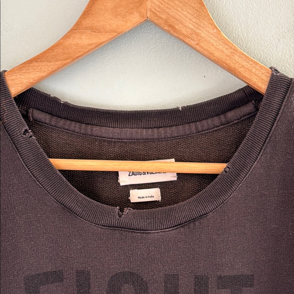 Zadig & Voltaire Seattle 'Fight 4 Love' Top - XS - Picture 4 of 8